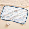 Funda de Almohada de Gasa de Bambú y Algodón de Ocho Capas para Bebé, Almohada de 0 Grados para Niños, Cojín de Almohada Nube para Bebé Recién Nacido, Antivómitos