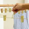 Suministro Directo Fábrica Transfronteriza Super Metal Perchas Domésticas Pinzas para Pantalones a Prueba de Viento Colgador Sólido sin Costuras para Pantalones Pinzas Antideslizantes para Pantalones
