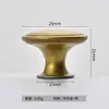 Maçaneta de Furo Único Bronze Preto Armário Sapateira Maçaneta de Porta Cogumelo Gaveta Simples Maçaneta Redonda para Móveis