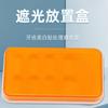 Material dental caja de sombras de resina dental caja mezcladora caja de almacenamiento de resina con tapa caja de almacenamiento de 8 compartimentos a prueba de luz