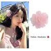 Nuevo Estilo Chino Pinza para el Cabello de Flor Rosa Suave Pinza para Moño Retro Pinza de Flor Accesorio para el Cabello de Ambiente Foto