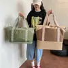 Nova moda grande capacidade saco de viagem de curta distância simples portátil bolsa de separação úmida e seca à prova d'água saco de fitness para homens e mulheres