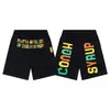 Dropshipping Transfronterizo 2026 Primavera/Verano Nuevo Estilo Que Es Estampado de Letras Casual Holgado Pantalones Cortos Unisex Pantalones Cortos de Playa
