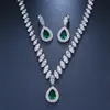 EBay, moda popular europea y americana, elegante, hermosa novia, traje de circonita, accesorios de boda, joyería de boda, TikTok, mismo estilo