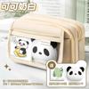 Estuche de Panda de Gran Capacidad Ins Estuche de Alto Valor Suministros Esenciales para el Inicio de Escuela Estuche para Niñas Papelería para Niños
