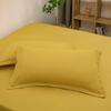 Funda de almohada de color liso individual dormitorio de estudiante lijado cómoda transpirable funda de almohada transfronteriza funda de almohada hotel al por mayor