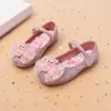 Zapatos de Cuero Pequeños para Niños Zapatos de Niña Verano 2025 Nueva Moda Zapatos Únicos Kuromi Suela Suave Dibujos Animados Princesa Zapatos de Cuero