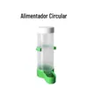 Bebedouro de pássaros copo de beber de pássaro papagaio alimentador automático Queixo para baixo bordado olho Pássaro alimentador automático de água caixa de comida de pássaro