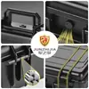 Caja de Almacenamiento de Herramientas de Plástico Pequeña Portátil Impermeable, Caja Protectora Portátil para Herramientas Eléctricas de Exterior Abs