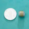 Plata de Ley 925 Estilo Chino Nube Mantra de Seis Caracteres Pulsera DIY Hecha a Mano Cuentas Barril Cuentas Tambor Accesorios Separadores Joyería