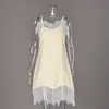 Vestido de Alça Fina com Renda, Estilo Novo Outono 2026, Design Elegante e Casual, Adequado para Uso Cruzado Europeu e Americano