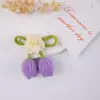 Acessórios de Tulipa de Lã, Flores Decorativas Frescas e Doces, Bolsas, Roupas, Acessórios de Cabelo, Cordas, Enfeites Pendentes, Acessórios DIY