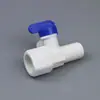 Accesorios para purificador de agua válvula de bola de tres vías de plástico entrada de 4 minutos conexión rápida de 2 minutos válvula de bola de tres vías de plástico integrado