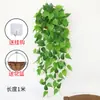 Jiboia parede sala de estar plantas verdes planta de parede decoração de planta trepadeiras flores artificiais trepadeiras internas planta-aranha cesta suspensa