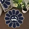 Alfombra de suelo floral estilo americano de cachemira sintética para dormitorio, apta para la piel, a prueba de polvo, resistente al desgaste, fácil de mantener, alfombrilla de noche, disponible para dropshipping