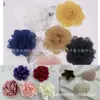 Nuevo tocado de organza tridimensional con flores de rosas de estilo europeo y americano, accesorios de vestido a juego, accesorios decorativos