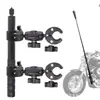 Clip Fijo Adecuado para Cámara Deportiva Gopro, Clip Fuerte Universal Doble Cabeza Antivibración para Exteriores, Soporte para Montaje en Motocicleta