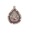 Accesorios para joyería DIY Accesorios geométricos bohemios de color gota de aceite Accesorios de patrón clásico de estilo étnico Venta al por mayor