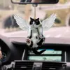 Decorações de acrílico para pendurar transfronteiriças cor balão carro decoração de interior criativo fofo gato carro pendurado