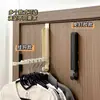 Colgador detrás de la puerta gancho grueso para puerta perchero sin clavos para abrigos ropa toalla pared sin rastro almacenamiento invisible gancho para sombreros y abrigos