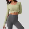 Ju Yi Tang Traje de Yoga de Otoño Traje Espalda Hermosa Delgado Sujetador Libre Sensación de Piel Desnuda Delgado Traje de Fitness Mujer