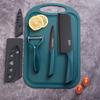 Yangjiang cuchillo de cocina verde cuchillo para rebanar traje dormitorio hogar cocina cuchillo para cortar carne cuchillo para fruta cuchillo combinado con tabla de cortar