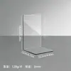 Sujetalibros acrílicos transparentes, topes de escritorio de 3 mm de grosor, admite impresión de logotipo personalizado, una herramienta mágica de almacenamiento para estanterías