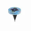 Nuevas luces solares de mosaico para suelo para uso en exteriores, impermeables, para patio y jardín, iluminación LED decorativa para el paisaje del patio