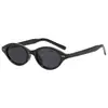 Nuevas Gafas de Sol Ovaladas de Moda con Tachuelas, Gafas de Sol Retro de Gama Alta Europeas y Americanas para Mujer, Lentes de Sol Casuales de Moda para Vacaciones