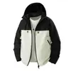 Chaqueta de algodón unisex para otoño e invierno con grafeno, tres en uno, cortavientos para exteriores, moderna chaqueta de montañismo para primavera y otoño