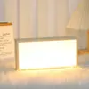 Marco de Fotos Brillante Popular Soporte de Exhibición de Almacenamiento DIY Juguete de Moda Decoración de Escena Marco de Madera Exhibición Caja de Exhibición LED de Doble Cara