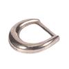 Diámetro Interior 12mm Hebilla en Forma de D Semicircular Plata Mate Cepillado Sandalias de Cuero Sandalias de Cuero para Hombre Hebilla Venta al por Mayor Hebilla para Sandalias de Mujer