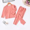 Conjunto de Roupa Íntima Térmica Infantil, Derong Sem Costura Forrado com Lã Dupla Face, Roupas e Calças de Outono, Pijama Infantil para Meninos e Meninas, Roupa para Pais e Filhos