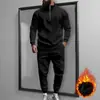 Sudadera cruzada de media cremallera para otoño e invierno + pantalones deportivos casuales conjunto deportivo casual talla grande Amazon conjunto de dos piezas
