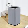 Cubo de basura doméstico sin tapa, de doble capa, de gran diámetro, forma redonda para cocina, sala de estar, oficina, papelera, almacenamiento de gran capacidad, uso comercial