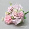 Estilo nórdico 5 cabezas estilo europeo colorida hortensia ins flor artificial arco de boda guía de carretera de mano decoración floral para el hogar