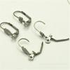 Ganchos Franceses para Orejas de Acero Inoxidable Hebillas Francesas para Orejas Tréboles Semi-terminados Pendientes de Trébol de Cinco Hojas Accesorios para Joyería DIY Venta al por Mayor