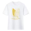 Atacando gigante camiseta anime bidimensional Allen soldado largo de tres piezas Lewell libre Ala algodón manga corta camiseta