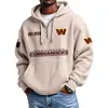 Ropa Nueva para Hombre Transfronteriza Amazon Más Vendida Cremallera Multibolsillo Nueva Sudadera Tendencia de Comercio Exterior Sudadera Serie NFL