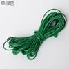 Hilo de Cera Coreano de 1-2 mm Cordón para Collar Cuerda de Cera Cordón de Imitación de Cuero Materiales para Pulseras DIY Accesorios de Tejido Hecho a Mano Hilo
