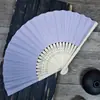Abanico de Papel Plegable con Logo Personalizado, Abanico de Bambú en Blanco Estilo Chino, Abanico Publicitario Impreso, Abanico de Regalo para Eventos Corporativos