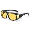 Gafas de Ciclismo Transfronterizas Europeas y Americanas Gafas de Sol de TV para Hombres y Mujeres Conductores, Gafas Multifuncionales a Prueba de Viento y Arena con Visión Nocturna