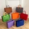 Bolsa de Feltro para Presente do Festival do Meio Outono Presente de Bolo da Lua Benefícios para Funcionários Bolsa Tote de Embalagem de Feltro Bolsa de Feltro Pequena Bolsa de Transporte Personalizada