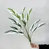 Plantas Verdes Artificiales Nuevas con 9 Hojas Separadas para Decoración de Salones de Bodas, Plantas Verdes Falsas para Escaparates de Hoteles y Centros Comerciales