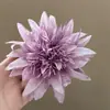 Mar de Flores Roxas Super Fada Lírio Flor de Simulação Anêmona Roxa Grampo de Cabelo Lado Atmosfera Sensação Fim do Espelho Adorno de Cabeça Cabelo