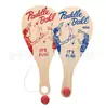 Exportación Ventas Directas Logo Personalizado Madera Pulpa Raqueta Playa Deportiva Elástica Ocio Tabla de Olas de Madera Raqueta de Competición Jugar