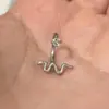 Pendientes de Joyería de Aleación de Titanio Modelo Nuevo Transfronterizo G23 Tipo C F136 Estrella de Cinco Puntas Luna Corazón Serpiente Pequeña Aro para Labio