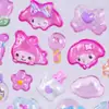 Adesivos de Alívio Estéreo 3D Padrões Decorativos de Desenho Animado Adesivos Divertidos de Cristal Adesivos de Bolha para Crianças Adesivos Personalizados