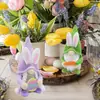 Explosiones Decoraciones de Pascua Amazon Muñeco Duende Pareja Orejas de Conejo Muñeco de Pascua Duendecillo