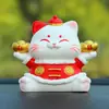 Enfeite de Carro Gato da Sorte Desenho Animado Criativo Festivo Gatinho Fofo Decoração de Console Central de Carro Suprimentos Dropshipping